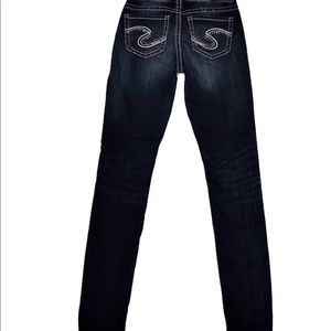 Silver womens jeans Suki Mid Super Skinny size 25